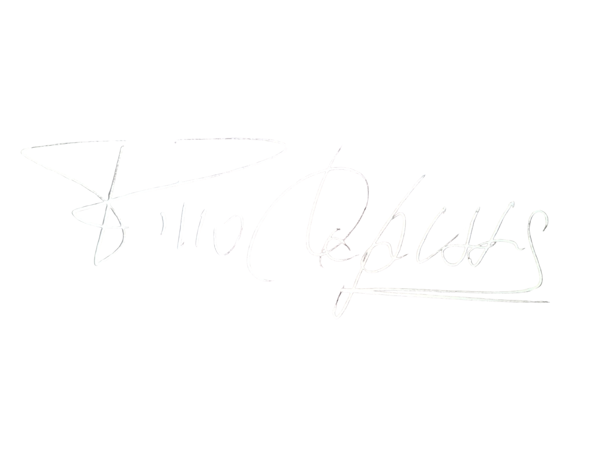 Firma autografa di Pino Capasso